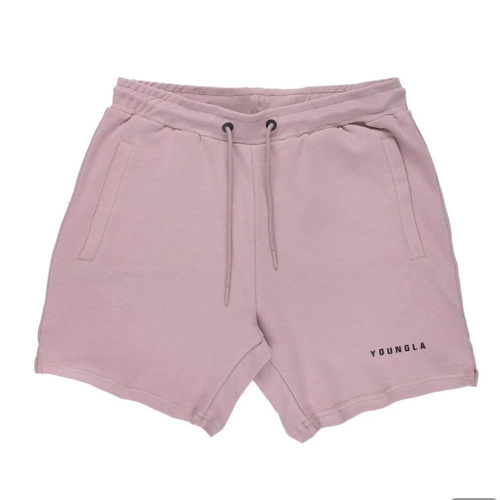 NWOT YoungLA 118 The Perfect Shorts Men’s Sz. XL Lavender Color Pale Purple - Picture 2 of 5